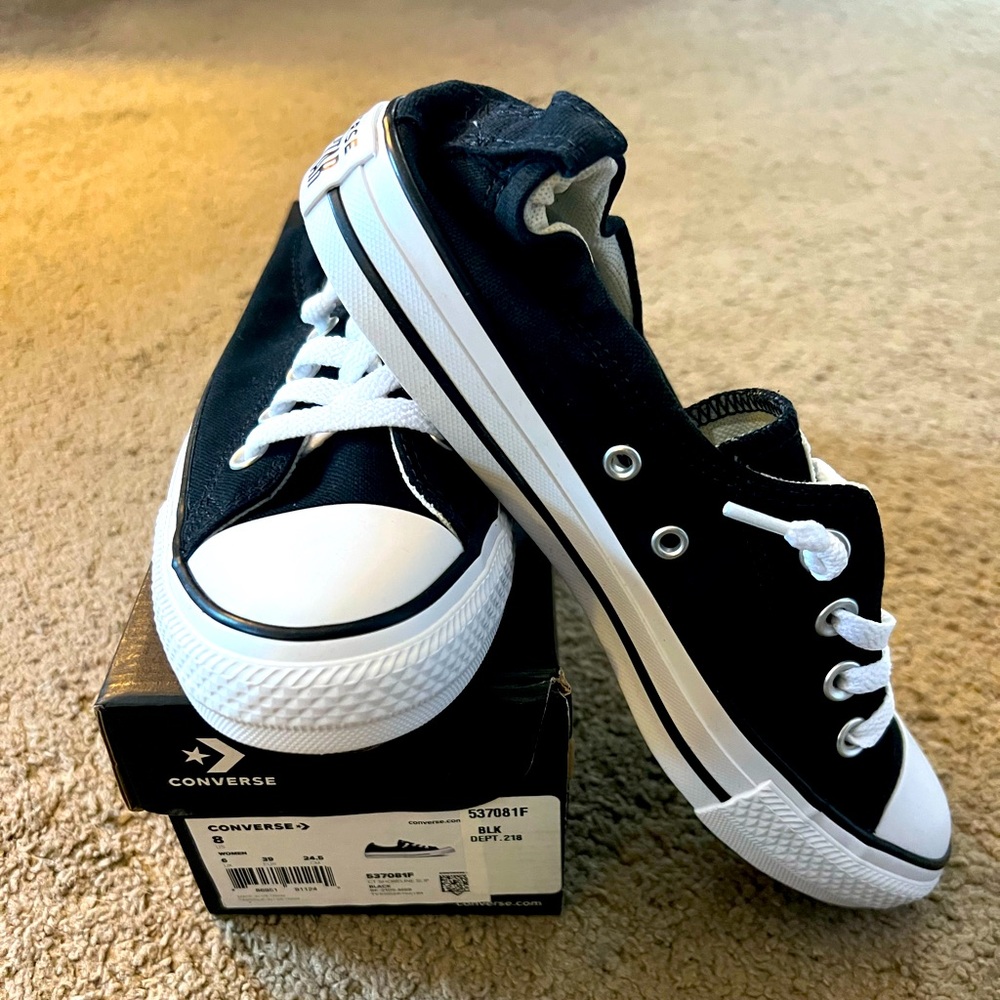 Converse Black and White Sneakers